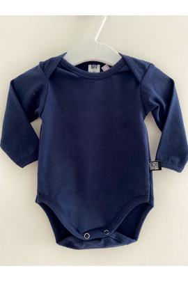 Navy blue baby bodysuit
